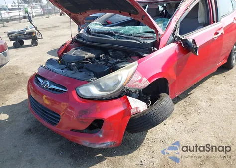 2014 Hyundai Accent Gls z USA, uszkodzony, nr VIN KMHCT4AE5EU644790